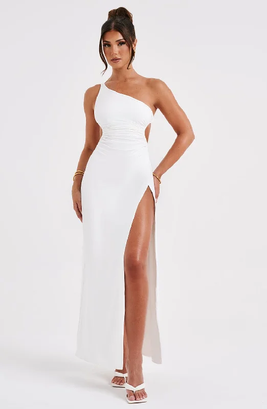 Alecia Maxi Dress - White