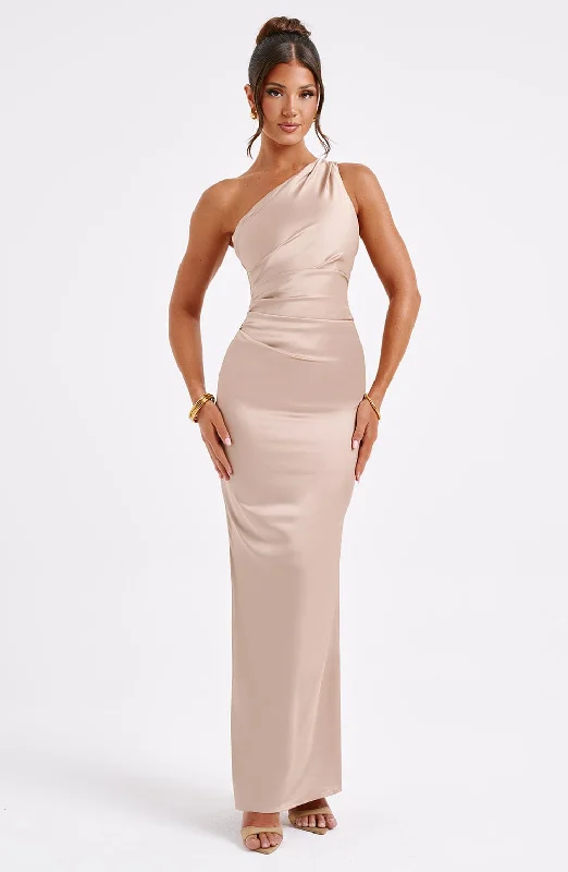 Arizona Maxi Dress - Champagne