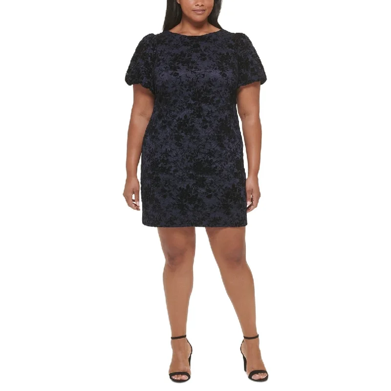 Jessica Howard Women's Lace Mini Sheath Dress Black Size Xx-Large