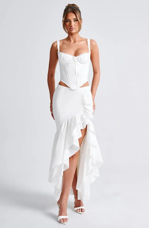 Lavinia Maxi Skirt - Ivory