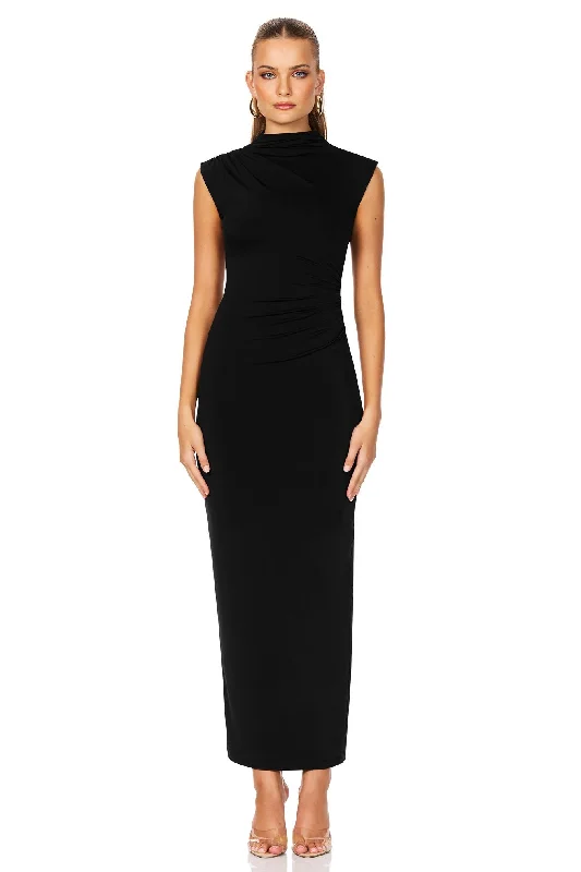 Olivia High Neck Midi