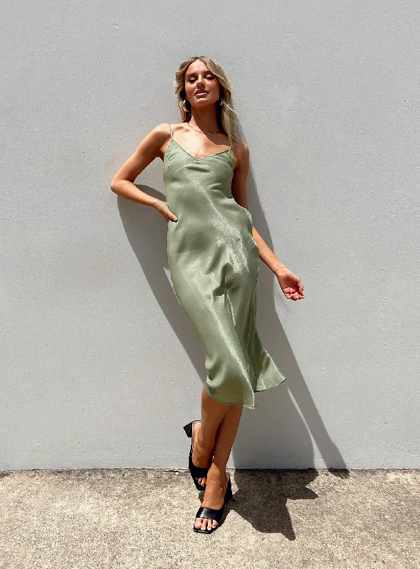 Varese Midi Dress Green