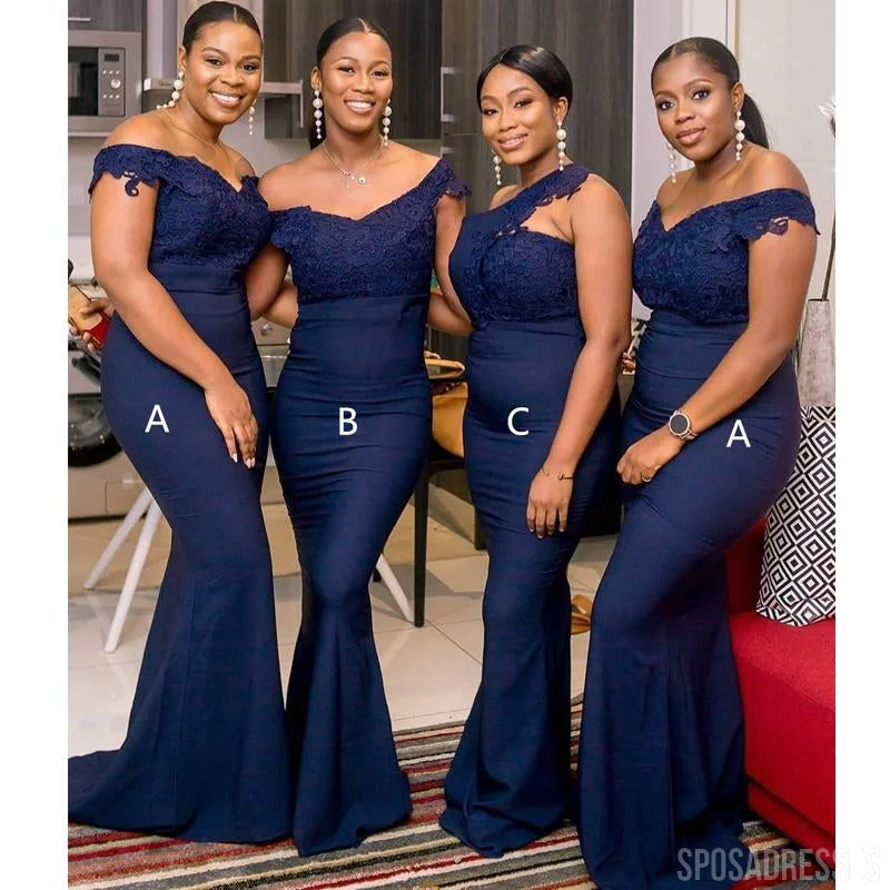 Navy Blue Bridesmaid Dresses Online, Cheap Bridesmaids Dresses, WG752