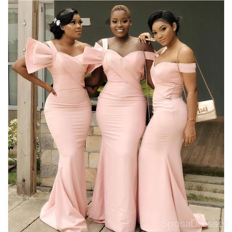 Mismatched Unique Mermaid Cheap Long Cheap Bridesmaid Dresses Online, WG638