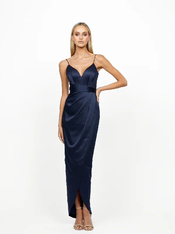 Reid Draped Wrap Maxi